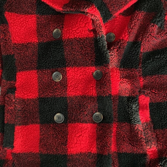 ❤️Sold❤️ Old Navy Buffalo Print Peacoat❤️ - Picture 4 of 7